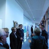Sabine Dittmar, MdB, zu Besuch in Oerlenbach bei der Bundespolizei (Sep 2015)