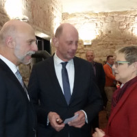 Ob Kay Blankenburg, Minister Wolfgang Tiefensee, Sabine Dittmar, MdB
