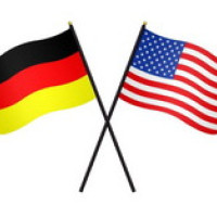 deutschamerikanische Flagge
