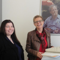 Sabine Dittmar, MdB mit Lisa Scheublein