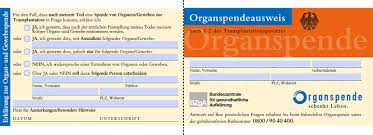 Organspendeausweis