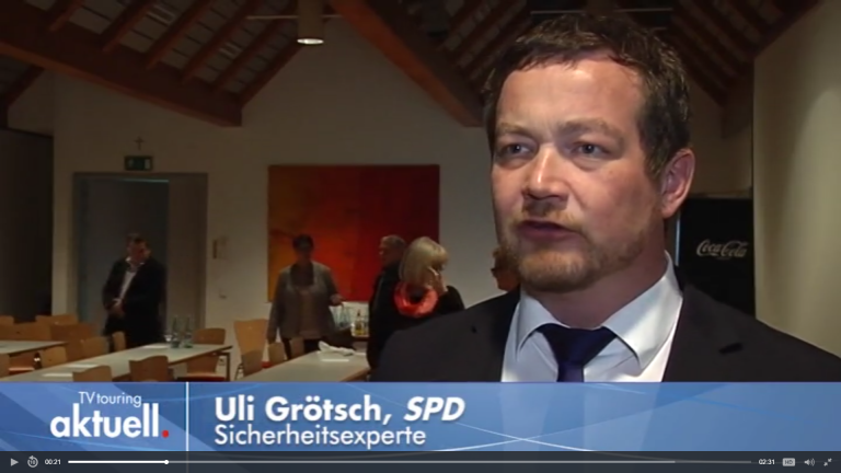 Uli Groetsch, MdB, im Interview mit TV-touring 2017 03 15